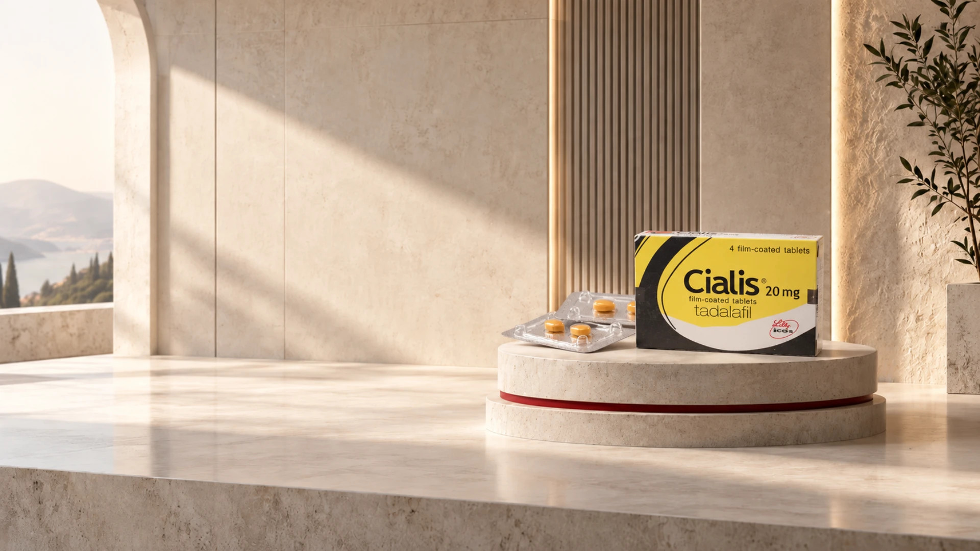 Cialis 20 mg Original sa kutijom, blisterima i tadalafil tabletama