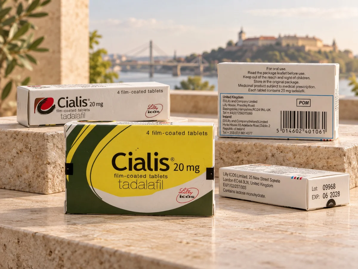 Cialis 20 mg pakovanje iz više uglova u KH Studio sceni