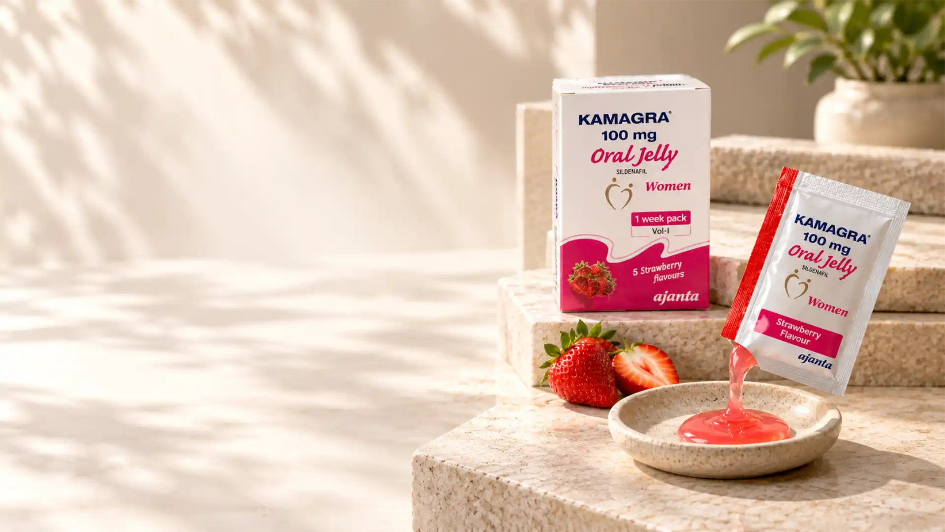 Kamagra Oral Jelly Women – kesica oralnog gela i prikaz pakovanja