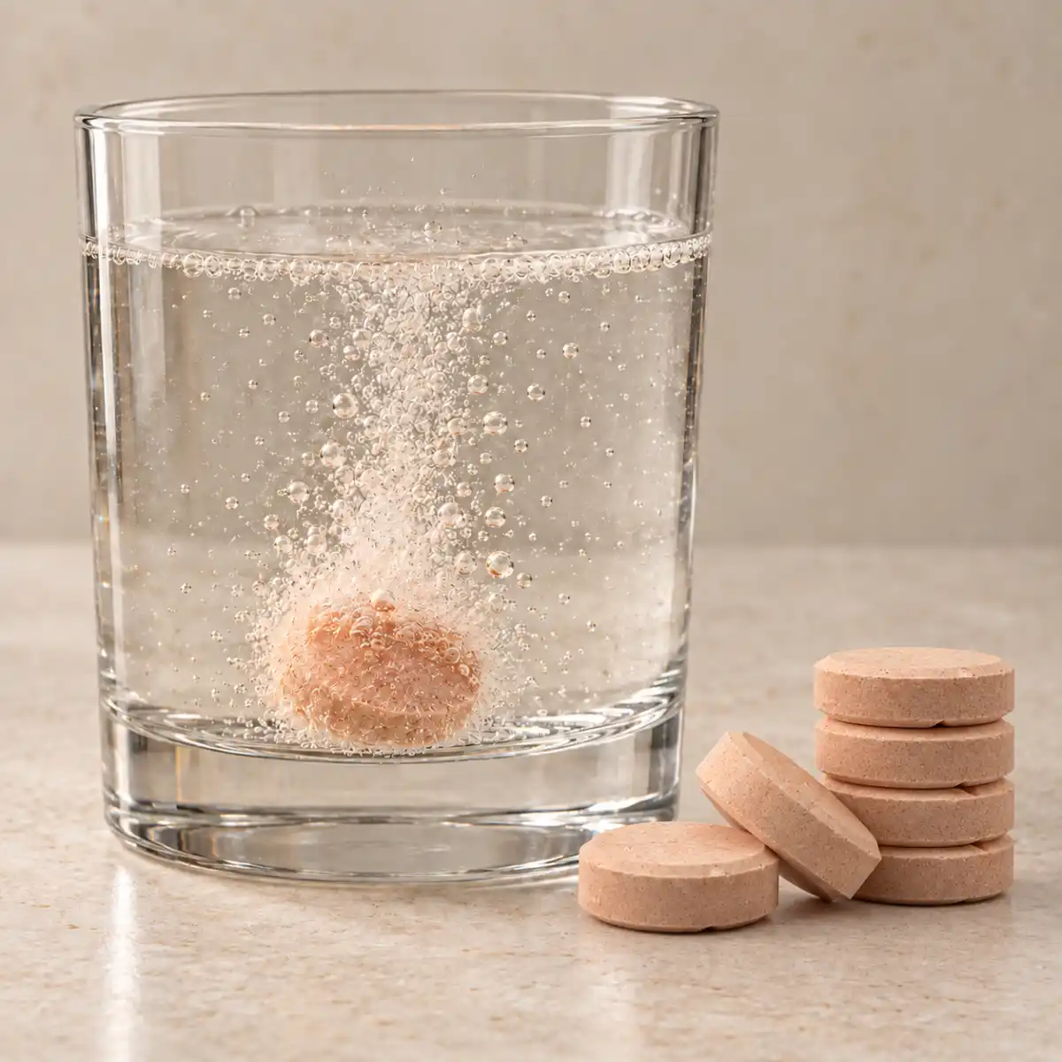 Kamagra šumeće tablete 100 mg – prikaz rastvaranja tablete u vodi